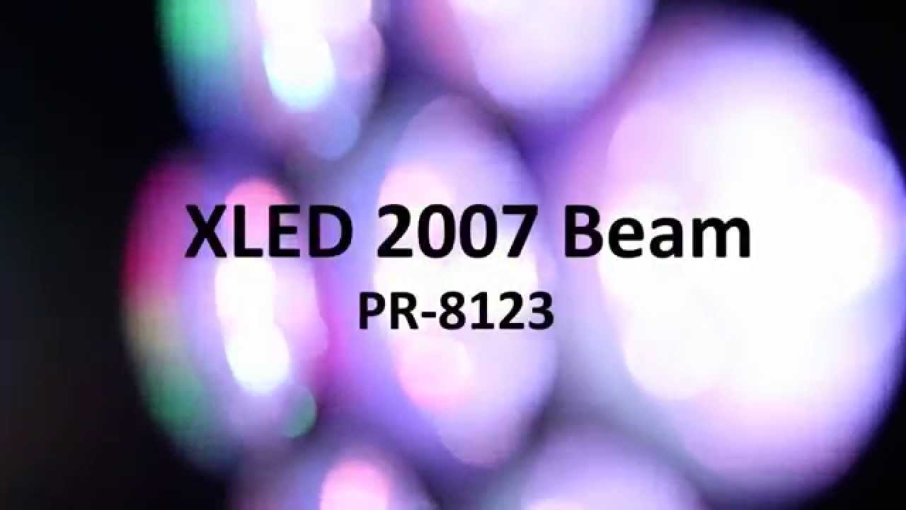PR Lighting XLED 2007 Beam YouTube