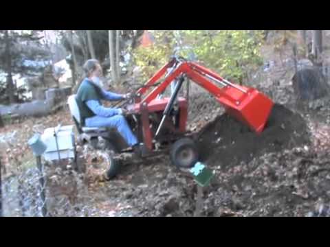 wheelhorse loader working youtube