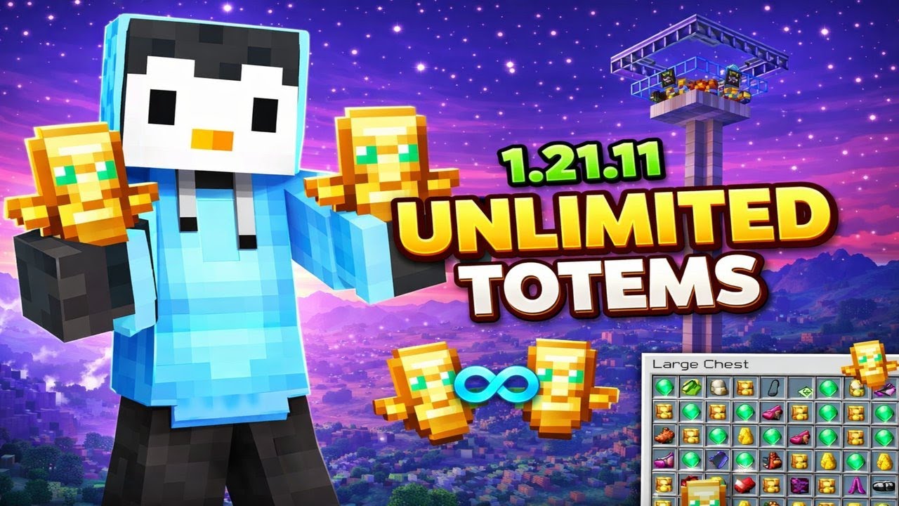 Minecraft 1.21.11 Unlimited Totem Farm 😱 | Easy & 100% Working