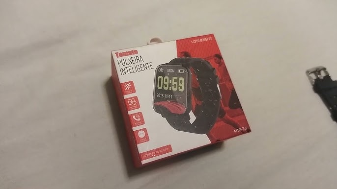 box08_cell - 🔴Relógio Smartwatch Pulseira Inteligente Mtr-23 Tomate  ○ESPECIFICAÇÕES: •Conta passos: grava 24 horas, você pode verificar as  gravações no aplicativo; •Exercícios: conta o tempo de exercícios diários  24 horas, permite verificar