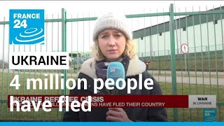 More than 4 million people have fled Ukraine, says UNHCR • FRANCE 24 English