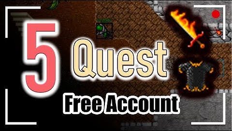 TIBIA 5 QUEST PARA FREE ACCOUNT [ENG SUB]