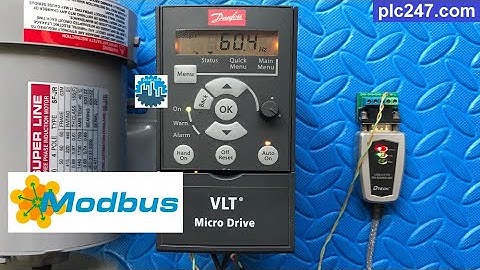 Danfoss FC51 "Modbus RTU" via Modbus Poll