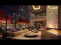Smooth Fall Jazz For Study Work 4K Cozy Apartment Ambience In Chicago USA Smooth Fall Jazz For Study Work 4K Cozy Apartment Ambience In Chicago USA