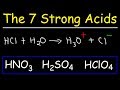 How To Memorize The Strong Acids and Strong Bases - YouTube