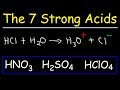 How To Memorize The Strong Acids and Strong Bases