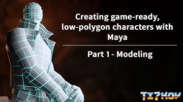 Creating Game Ready Low Polygon Game Characters With Maya - Part 1: Modeling -- Course Promo