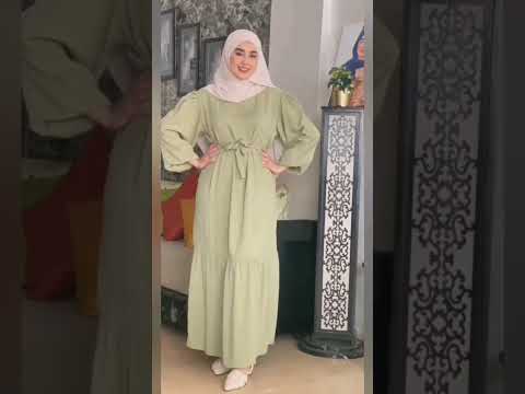 عندك فستان اخضر فاتح ومعرفتيش تنسقيه هذا لفيديو ليك