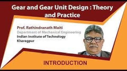 Gear and Gear Unit Design : Theory and Practice | Week 0 Quiz | Assignment 0 Solution | NPTEL 2023