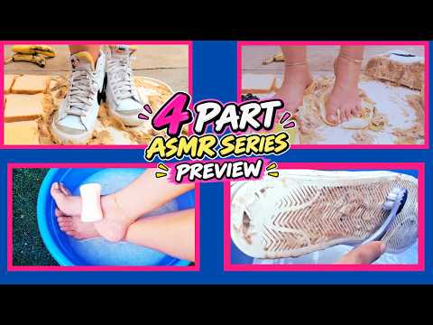 4-PART ASMR SERIES 🍞👟🫧 | Bread, Textures & Cleaning Sounds
