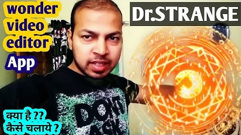 How to use Wonder Video Editor app effects apk Tutorial in hindi