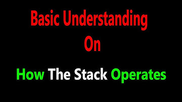 Tutorial on How The Stack Operates -Extention of Multi Level Pointer Compare Tut
