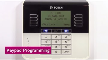 B Series Control Panels: Keypad Programming
