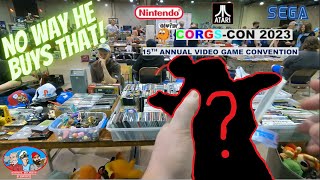 I FOUND THE GREATEST ITEM OF ALL TIME!! | Retro Games Hunting at CORGS CON 2023