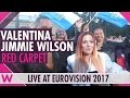 Capture de la vidéo Valentina Monetta & Jimmie Wilson (San Marino) Interview @ Eurovision 2017 Red Carpet