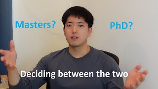 Should you apply for a Masters or PhD? Questions to ask yourself | Grad School Advice