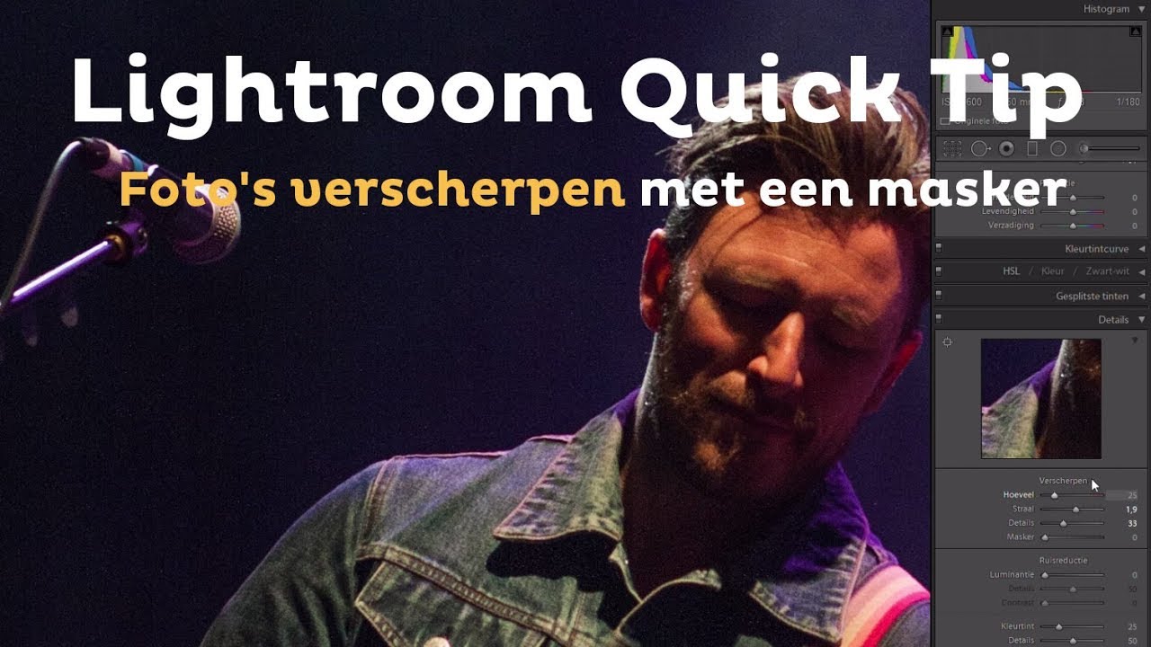 Foto's VERSCHERPEN met een MASKER | Adobe Lightroom Quick Tip | Zoom.nl Fotografie Tips