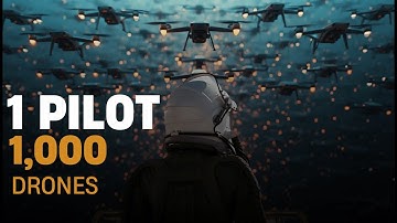 AI Drone Swarms Are Here as One Pilot Now Commands 1,000 Drones