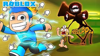 LOMBA LARI DENGAN SIREN HEAD DI BACKROOMS!! HABISIN 1.000 ROBUX DEMI KECEPATAN 999.999.999 DI ROBLOX