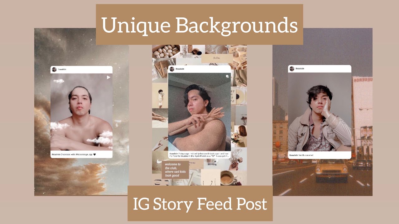 How To Add A Background When Sharing Your Feed Post To Your Instagram Story  - YouTube