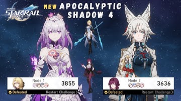 NEW Apocalyptic Shadow Floor 4 - 3 Stars | E0S1 Castorice & E1S1 Feixiao | Honkai Star Rail 3.3