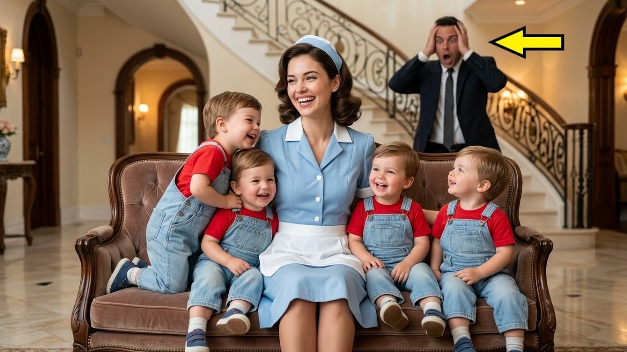 Ninguna niñera soportó a los hijos del millonario… hasta que la humilde limpiadora lo transformó