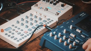 model samples, microcosm, and tascam porta02 mini studio lofi ambient performance