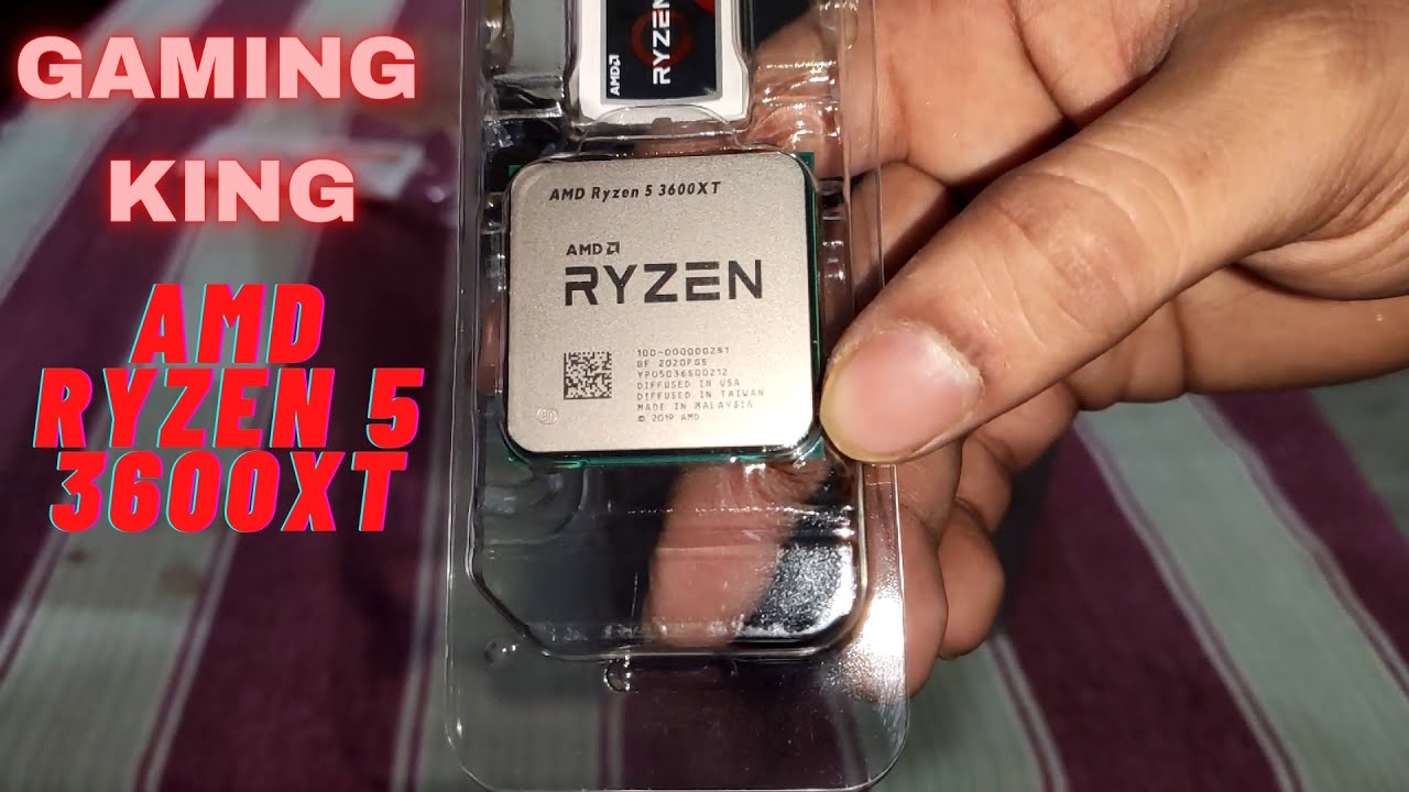 Amd Ryzen 5 3600xt Unboxing And Explanation All Specs And Compatibility Youtube
