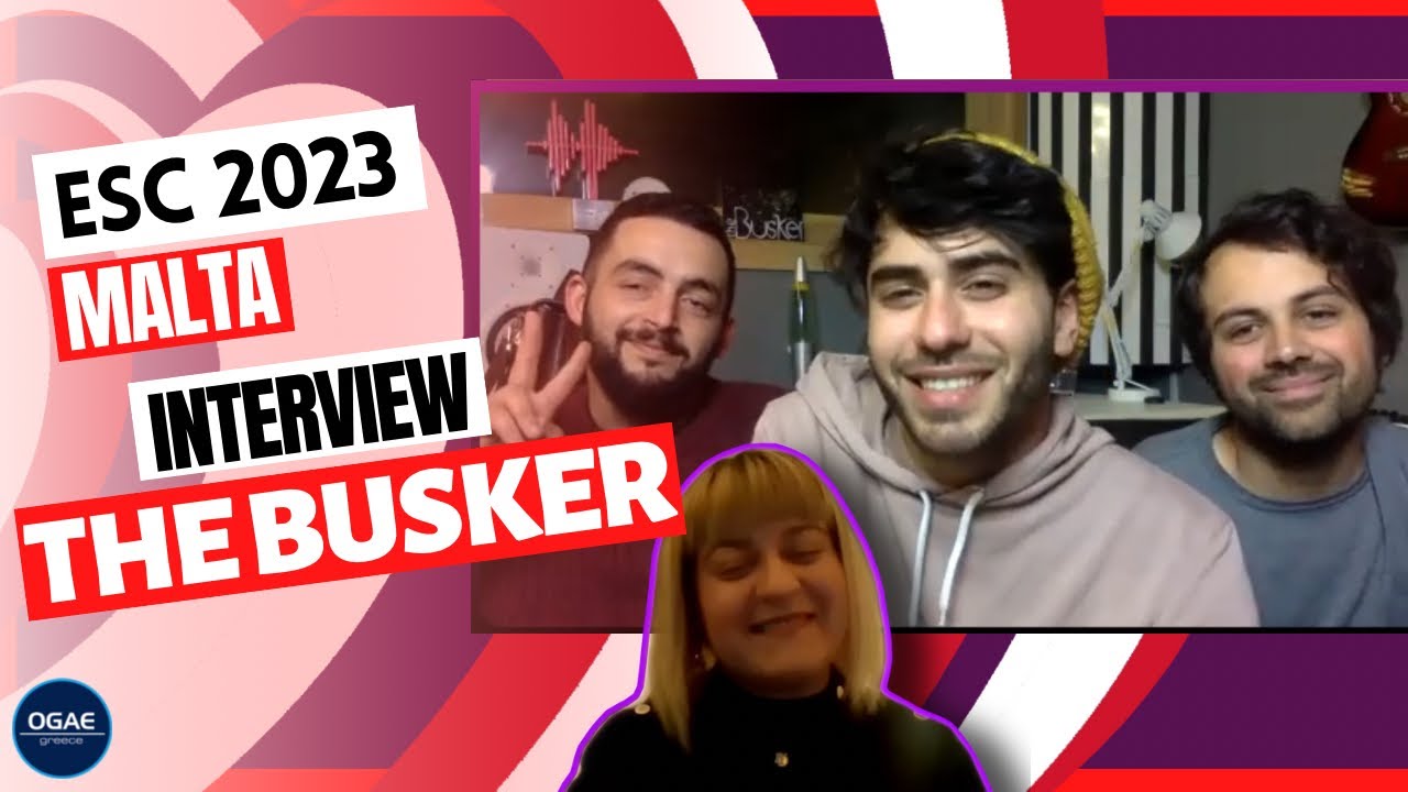 OGAE Greece interviews The Busker ( Malta 2023 🇲🇹 ) || Eurovision 2023