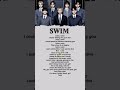 BTS SWIM Song Lyrics Swim Bts Song Arirang Shorts BTS SWIM Song Lyrics Swim Bts Song Arirang Shorts