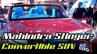 Mahindra Stinger Convertible SUV | Auto Expo 2018 screenshot 2
