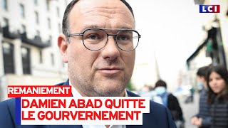 Remaniement : Damien Abad quitte le gourvernement