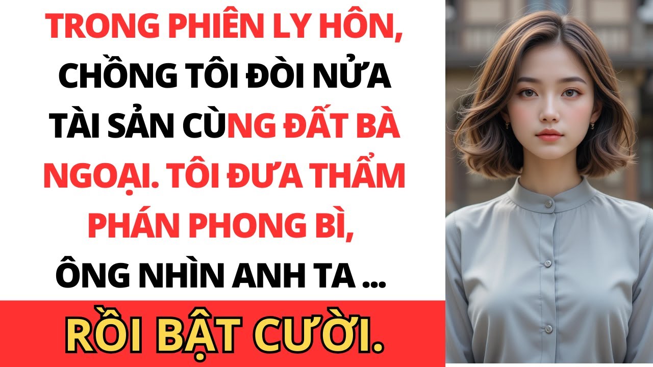 Khi Chồng Tôi Muốn Cướp Nửa Gia Sản, Tôi Đưa Thẩm Phán Một Phong Bì; Và Ông Cười Vào Mặt Anh Ta.