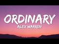 Alex Warren Ordinary Lyrics