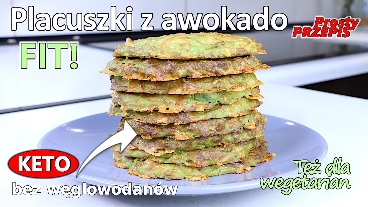 Jak zrobić placuszki z awokado❓ - Przepis keto - Posiłek niskowęglowodanowy