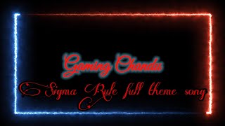 Sigma Male Version Song !! Sigma Rule song !!full attitude song !!Rap song !! Trending song !!