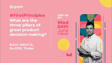 #FirstPrinciples Ep06 with Ravi Mehta