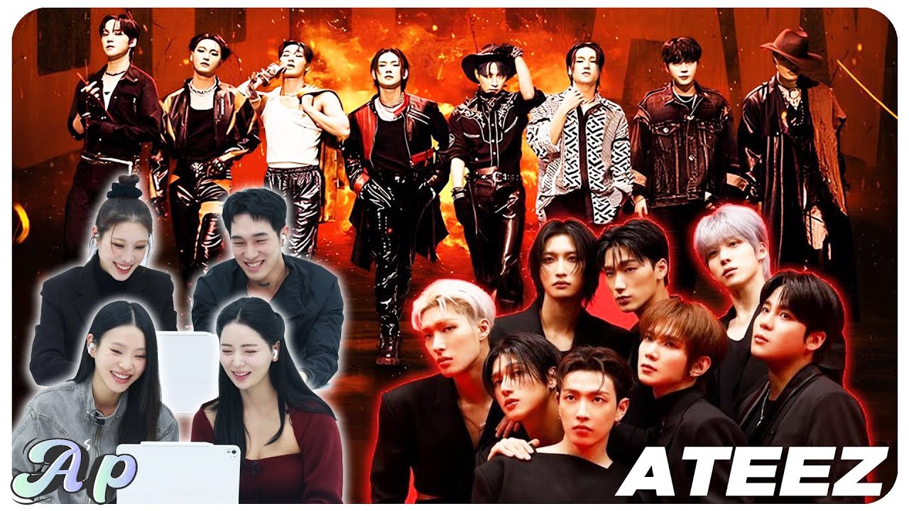 Реальная реакция корейских артистов на клип ATEEZ! l Asopo