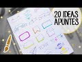 20 Ideas para tus apuntes con banners - Decora fácil tu agenda, libreta, bullet journal   A dibu