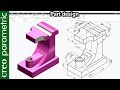 Creo part modeling tutorial | Machine part-09 in Creo Parametric