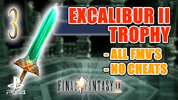 Final Fantasy 9 - EXCALIBUR II SpeedRun - NO CHEATS - ALL FMV