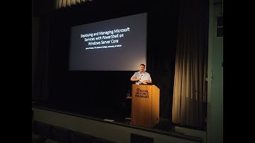 CITC 2018 - PowerShell and Windows Server Core