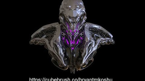 Alien Bust using Oculus Medium