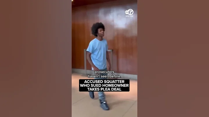 He was accused of squatting in a home -- and then suing the homeowner for evicting him