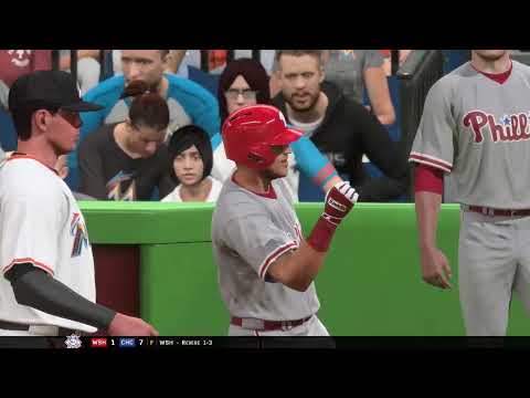 MLB 16: The Show (PS4) (Miami Marlins Season) Game #30: PHI @ MIA