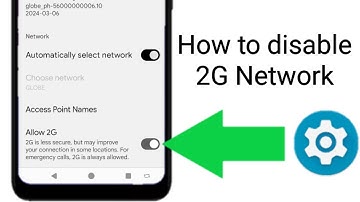 how to disable 2g on phone android || turn off 2G network on phone settings 2024