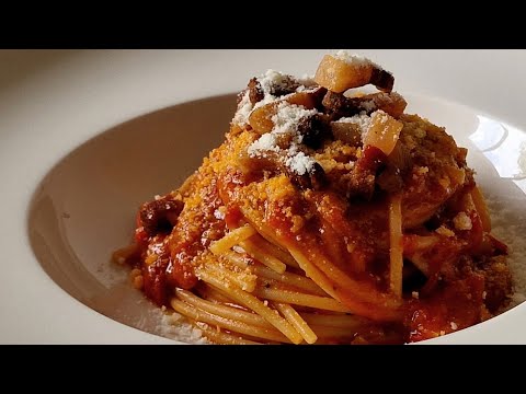 베이컨 토마토 파스타의 오리지널 버전, 아마트리치아나 스파게티