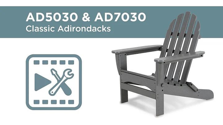 POLYWOOD® Classic Folding Adirondack & Classic Oversized Curveback Adirondack Chairs Assembly Video