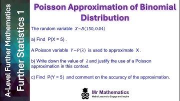 Poisson Approximation of Binomial Distribution | Mr Mathematics