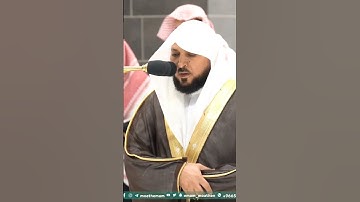 سورة قريش - تلاوة الشيخ #ماهر_المعيقلي